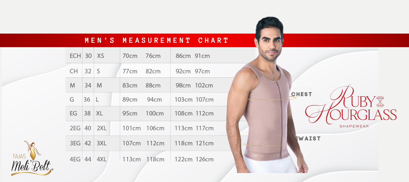 CHALECO LATEX MENS FITNESS FAJA #4015