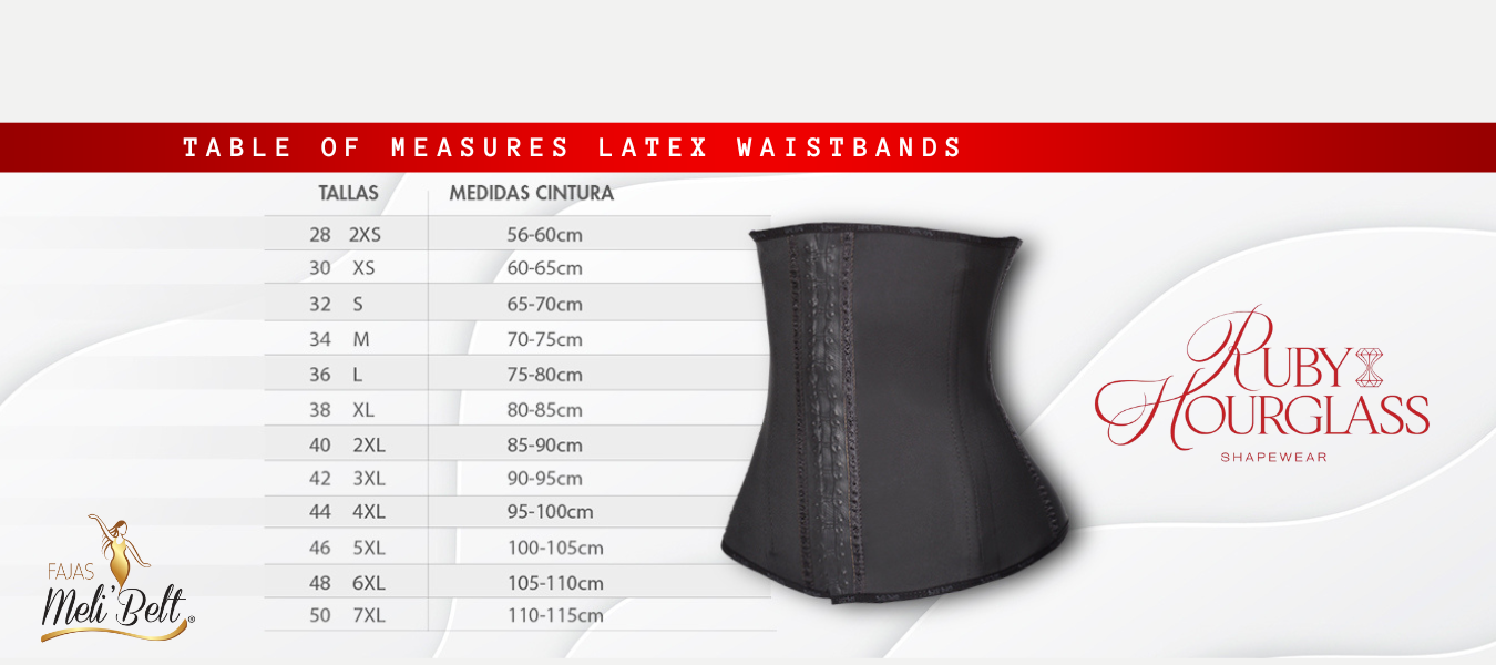 Waist Trainer / Cincher Cinturilla Latex #6020