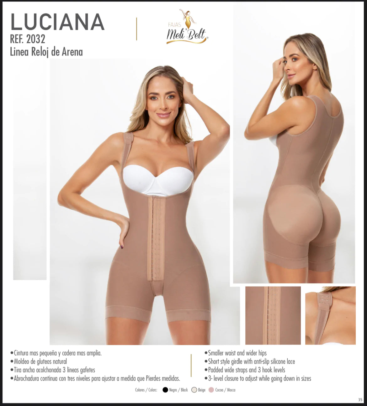 Lala Faja Post-Surgical Stage 2 & 3 / Daily Wear **Hourglass** #2027